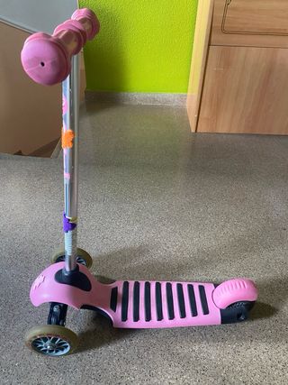 Patinete 3 Ruedas Rosa