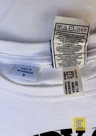 Camiseta Adidas Vintage 3 Streifen Talla S