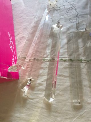 Lágrimas antiguas cristal 26 cnts lamparas