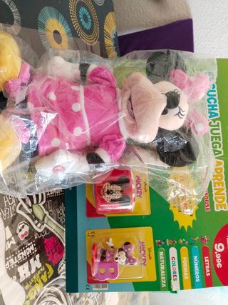 Lote Mickey Mouse: Libro, Altavoz y Figura Minnie
