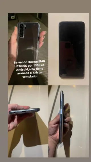 Huawei P40 Lite 5G Argento 100€