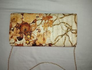 Bolso de fiesta tonos marrones 