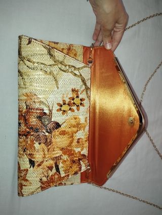 Bolso de fiesta tonos marrones 
