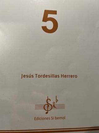 Libro Ritmo 5 Conservatorio Jesús Tordesillas