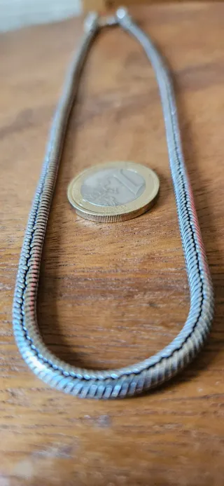 Collana  snake in argento
