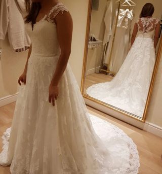 Vestido de Novia Encaje Blanco