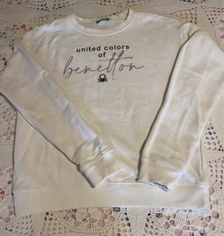 Sudadera United Colors of Benetton Beige