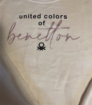 Sudadera United Colors of Benetton Beige