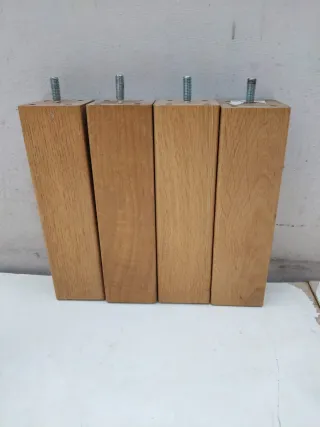 Pata de madera maciza IKEA para muebles tornillos
