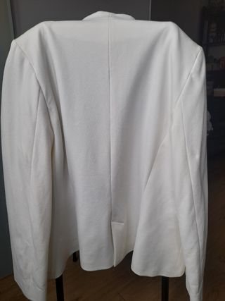 Chaqueta blanca mujer