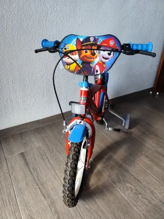 Bicicleta infantil Paw Patrol 14 pulgadas