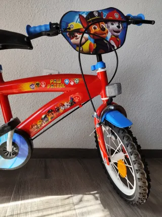 Bicicleta infantil Paw Patrol 14 pulgadas