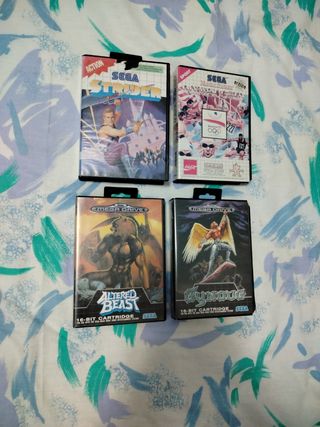 Lote 4 Juegos SEGA Mega Drive/Master System