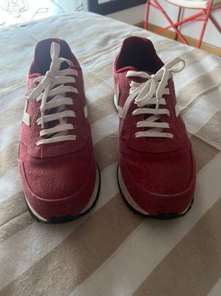 Zapatillas Munich Rojas y Blancas