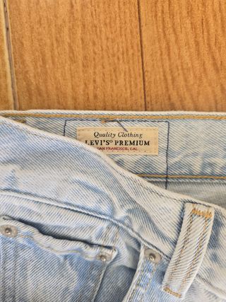 Vaquero mujer '80s' LEVI'S en Azul Claro