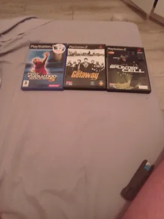 Pack 3 juegos PS2: Pro Evolution 5, Getaway, Splin