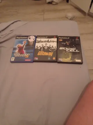 Pack 3 juegos PS2: Pro Evolution 5, Getaway, Splin
