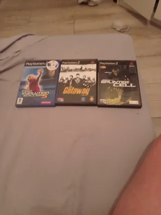 Pack 3 juegos PS2: Pro Evolution 5, Getaway, Splin