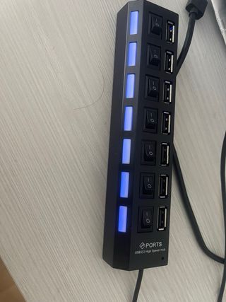 Adaptador USB 7 Puertos