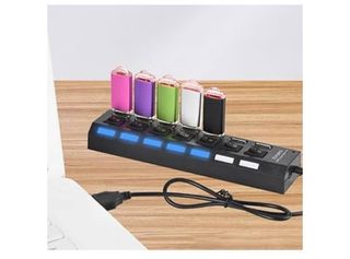 Adaptador USB 7 Puertos