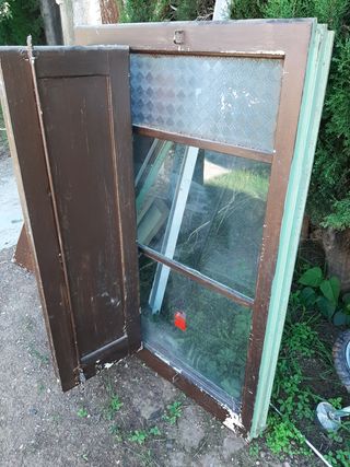 Ventanas antiguas de madera