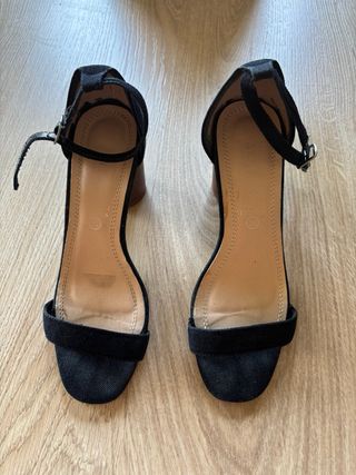 Zapatos de tacón vaqueros mujer