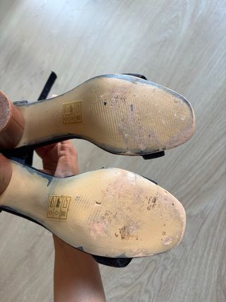 Zapatos de tacón vaqueros mujer