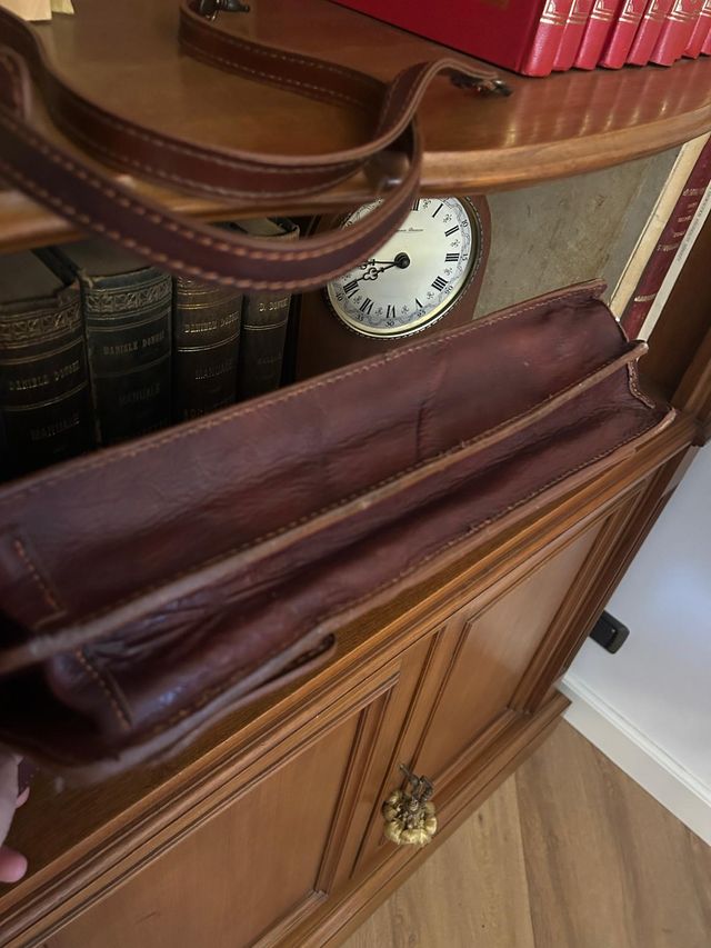 Borsa cartella 24 ore Effetty Vintage cuoio Italy