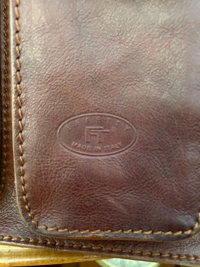 Borsa cartella 24 ore Effetty Vintage cuoio Italy