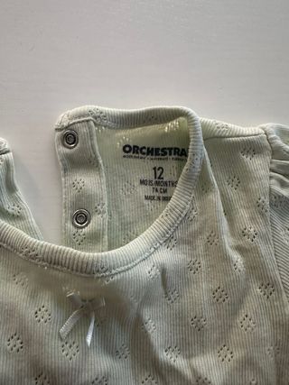Body bebé Orchestra Talla 12 meses