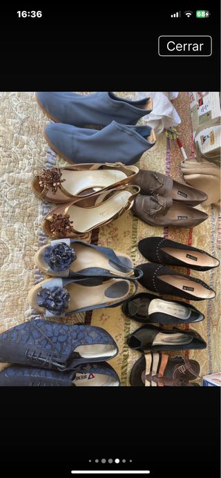 Lote de zapatos variados