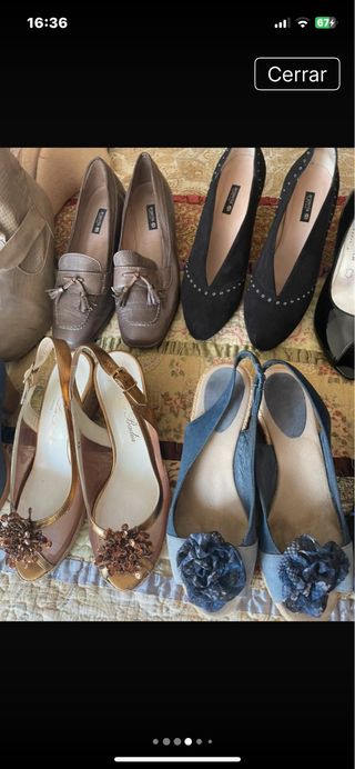Lote de zapatos variados
