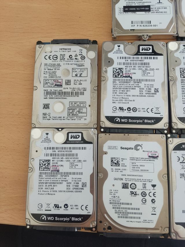 Discos Duros HDD , VARIAS MARCAS .