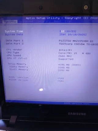 Ordenador portátil Samsung Negro/Plateado