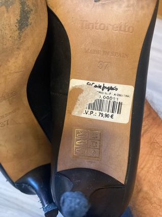 Zapatos de tacón Tintoretto negros y ASOS 