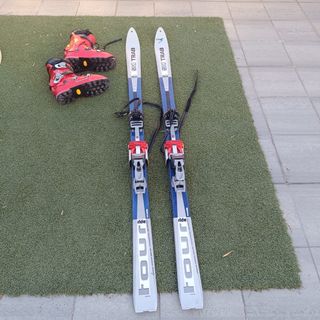 Botas 43 y esquís de montaña Ski Trab