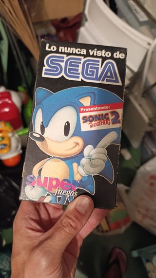 Lote VHS Sonic 2 SEGA Super Juegos