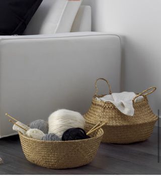 Cesta mimbre FLADIS Ikea grande