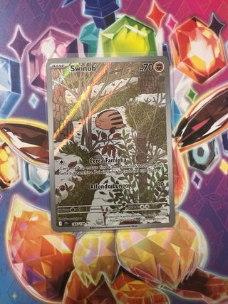 Carte Pokémon Swinub, Armarouge, Ribombee, Pawmi, 