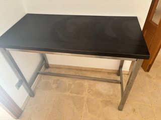 Mesa Alta Negra Ikea Utby + 2 sillas