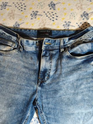 Pantalones Vaqueros Springfield Azules