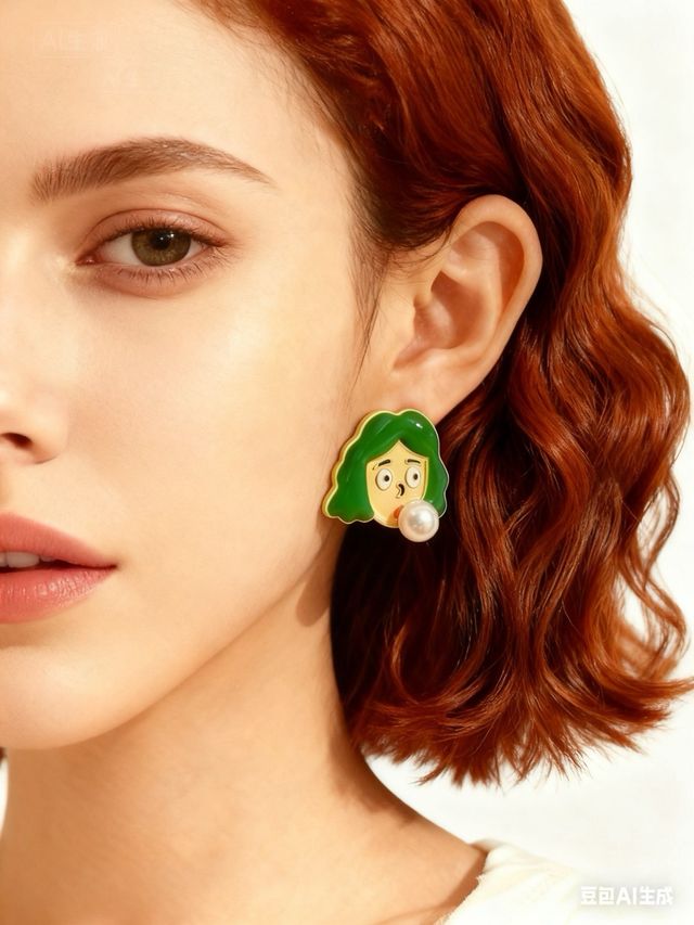 Pendientes originales estilo cómic manga originale