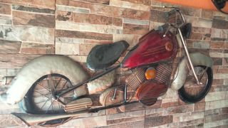 Adorno Decoración Moto Metal ( 1 M.)