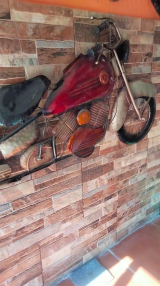 Adorno Decoración Moto Metal ( 1 M.)