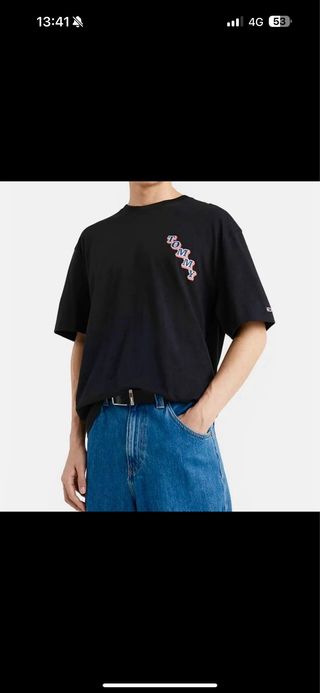 Camiseta Tommy Hilfiger Negra 