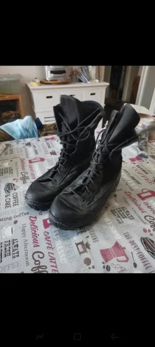Scarponi Militari CC Neri Tg. 44 vibram