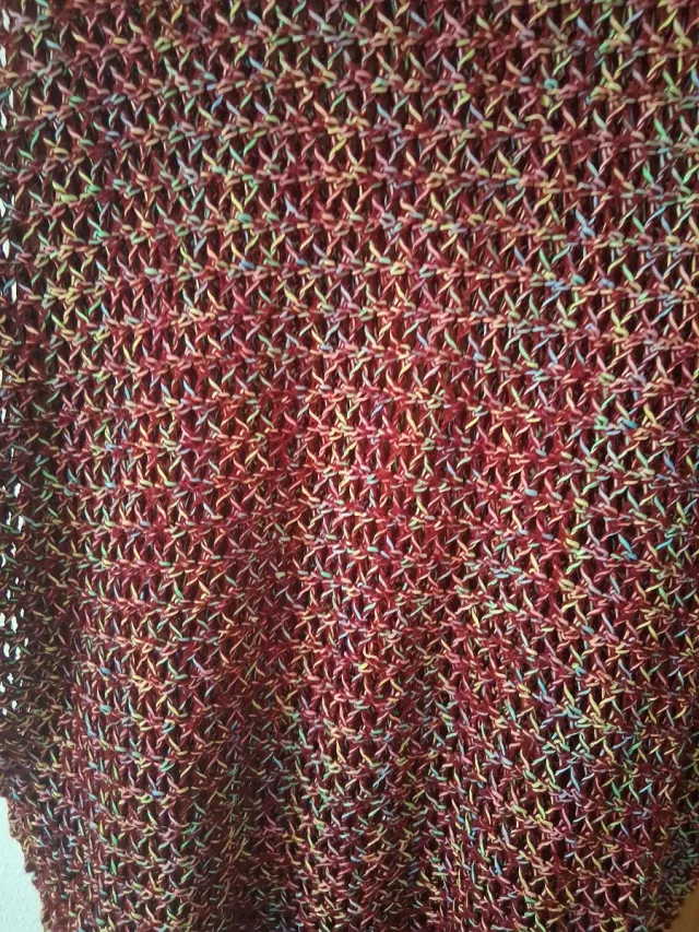 Jersey granate jaspeado talla L