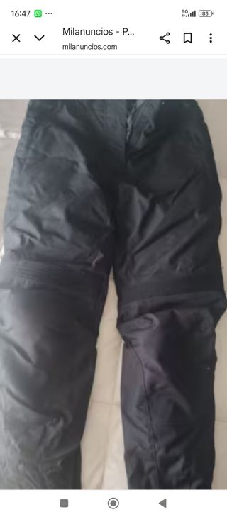 Pantalón de moto negro