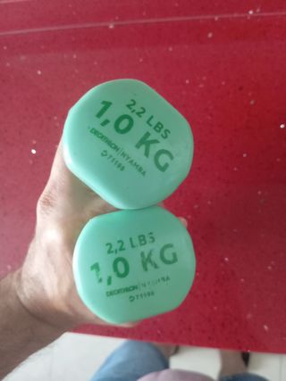 Mancuernas Decathlon 1kg (2.2 LBS) - Par
