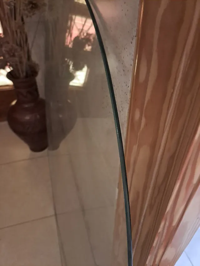 Tablero Cristal Templado Redondo 100cm